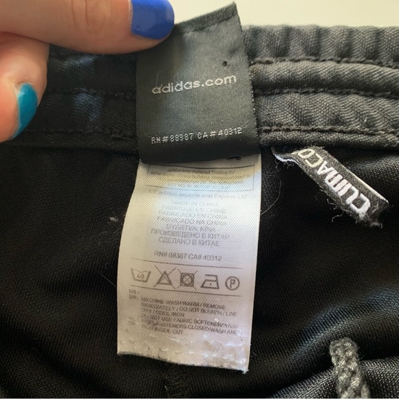 Adidas | Climacool black fitted pants | Zipped pockets and zips at ankles - Picture 3 of 8